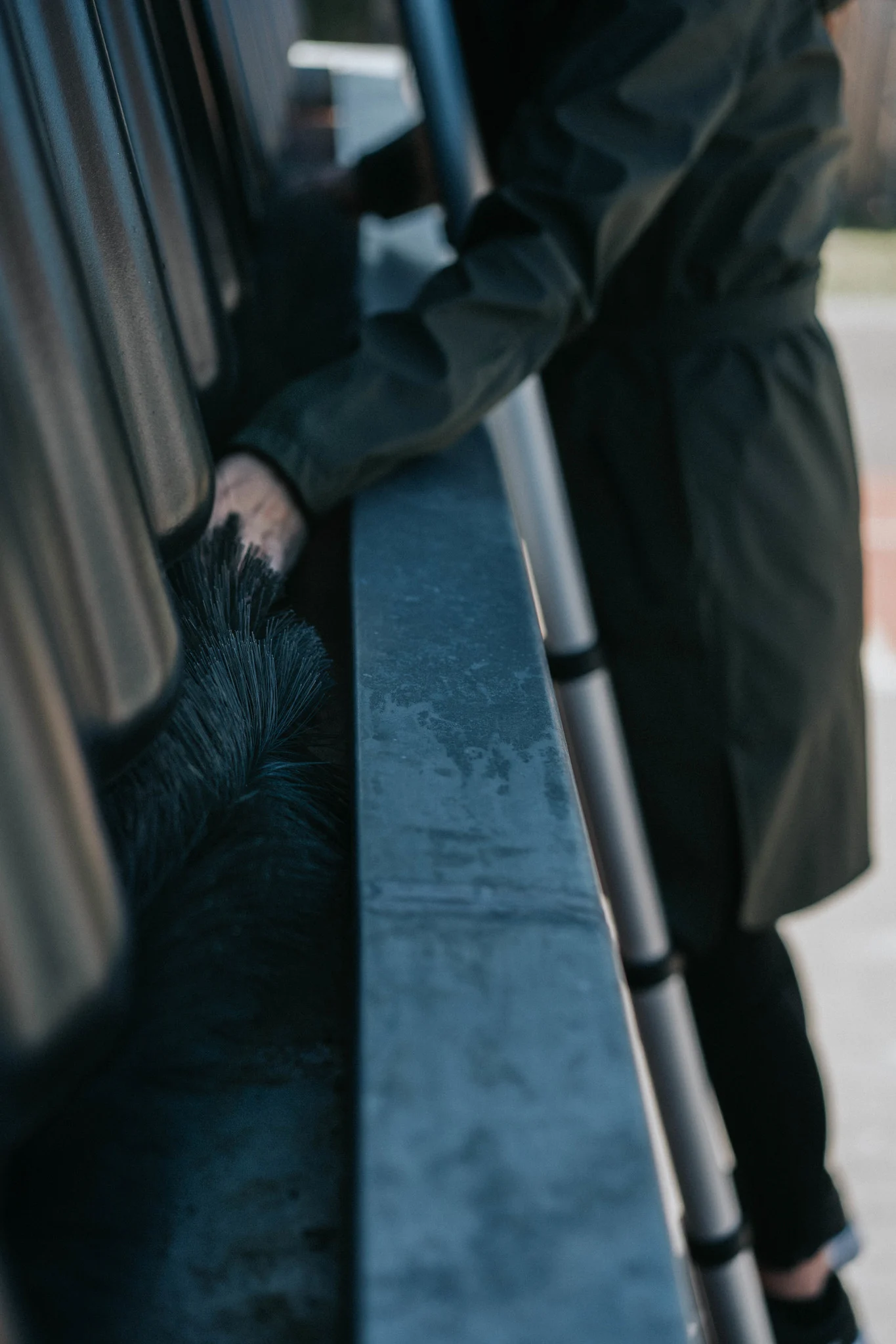 Chránič okapů proti listí a nečistotám, kartáč do okapu, lapač listí, délka 4 m, průměr 120 mm BATAVIA