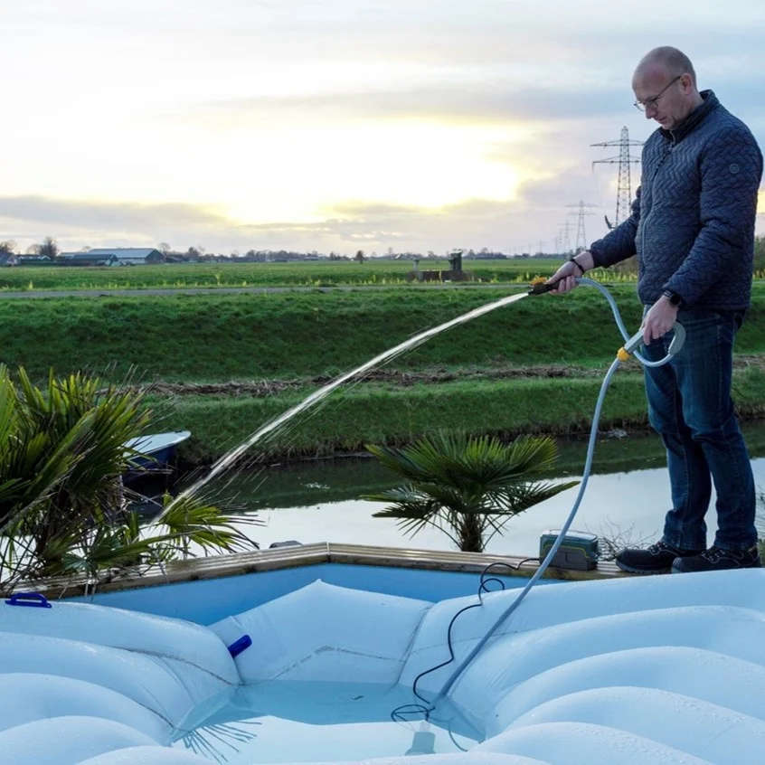 AKU bezdrátová vodní pumpa, vodní čerpadlo, 18V Li-Ion, 80W, průtok vody 1750 l/hod., bez baterie a nabíječky, bateriová platforma MAXXPACK BATAVIA