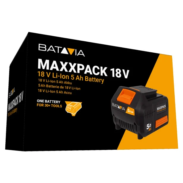 Náhradní baterie 18V, 5Ah MAXXPACK pro AKU nářadí BATAVIA