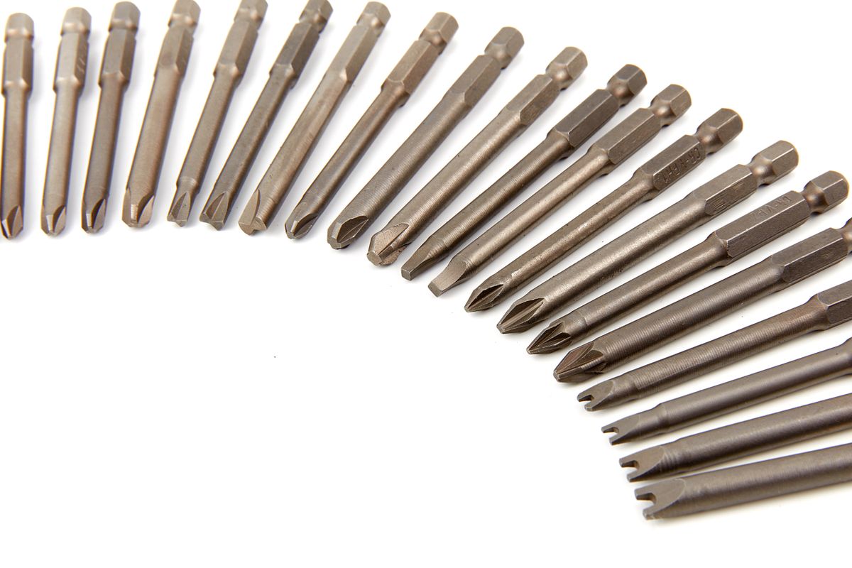 Bity 1/4", PL-PH-PZ - Inbus - Torx - Robertson, S2 Ocel, sada 50 dílů
