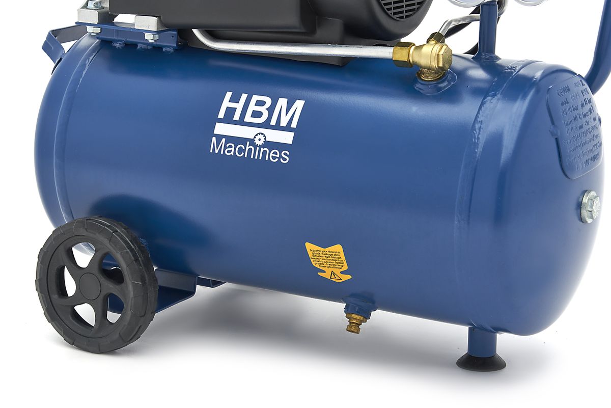 Pístový kompresor, 1,5HP, 24l, HBM