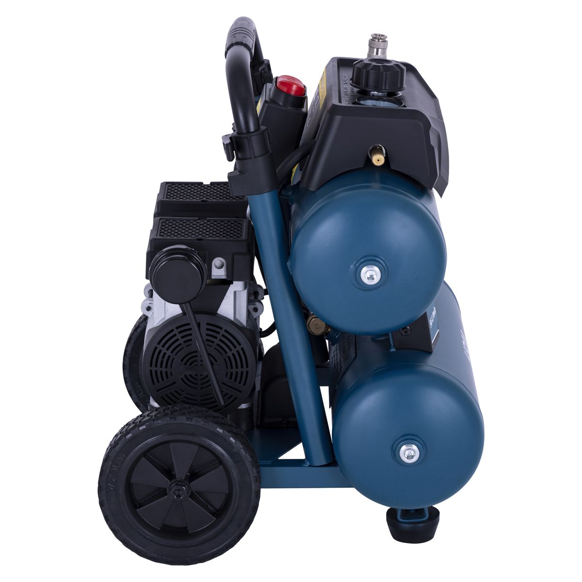 Dvojitý tichý kompresor, 1HP, 17l, HBM