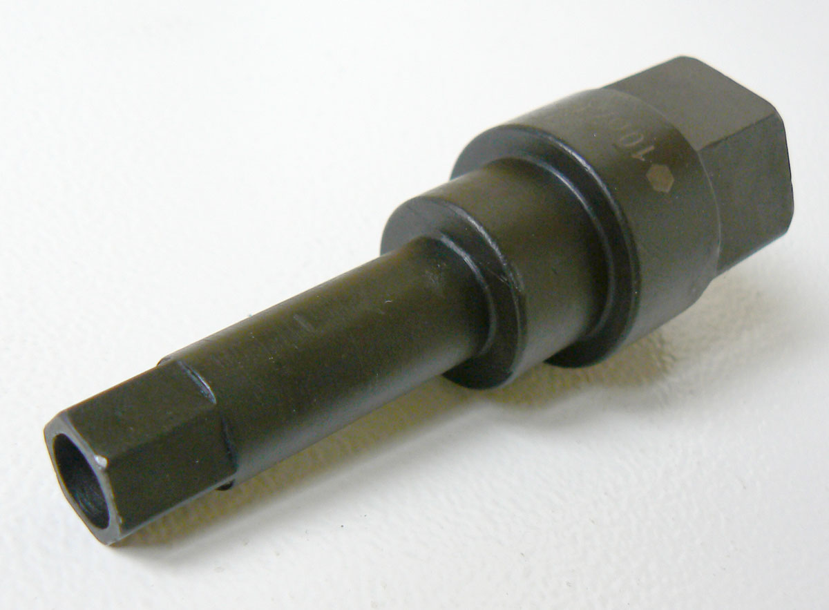 Klíč zástrčný Inbus 10 mm, extra hluboký otvor 7 mm pro vstřikovač, Triumf