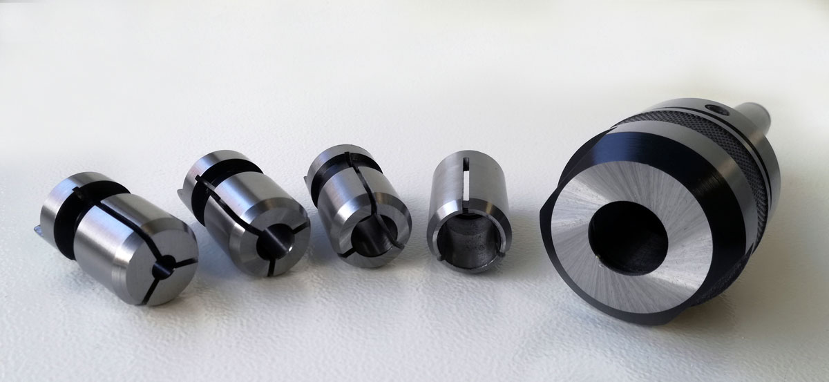 Warco držák kleštin MK3, 3/8", 4 kleštiny 6-10-12-16 mm - sada