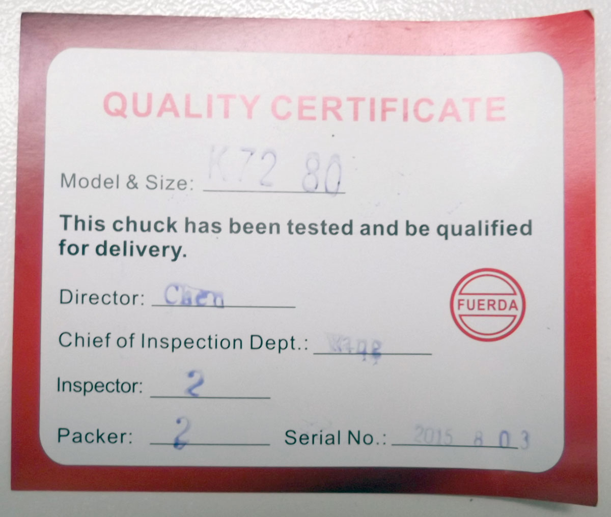 Nezávislé soustružnické sklíčidlo 80 mm, 4 čelisti, DIN 6350, Warco