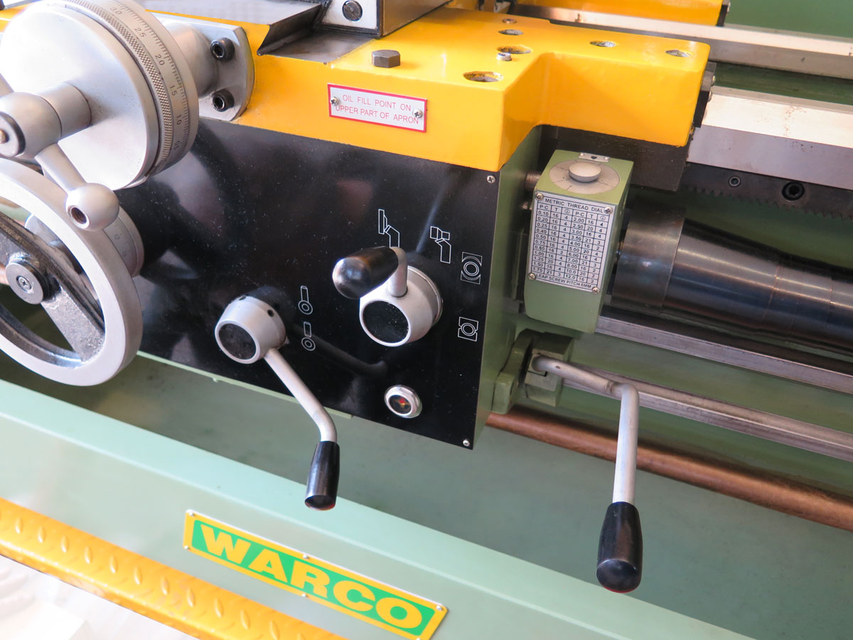 Warco GH1660 těžký průmyslový soustruh na kov s převodovkou, DRO, 400V, 2.630 kg