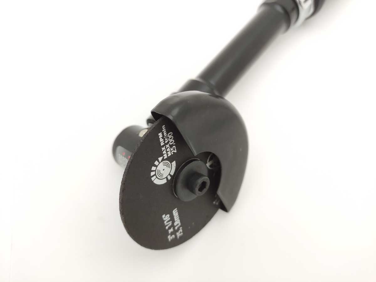 Vzduchová úhlová bruska 6.2 baru, extra dlouhá 310 mm, Welzh