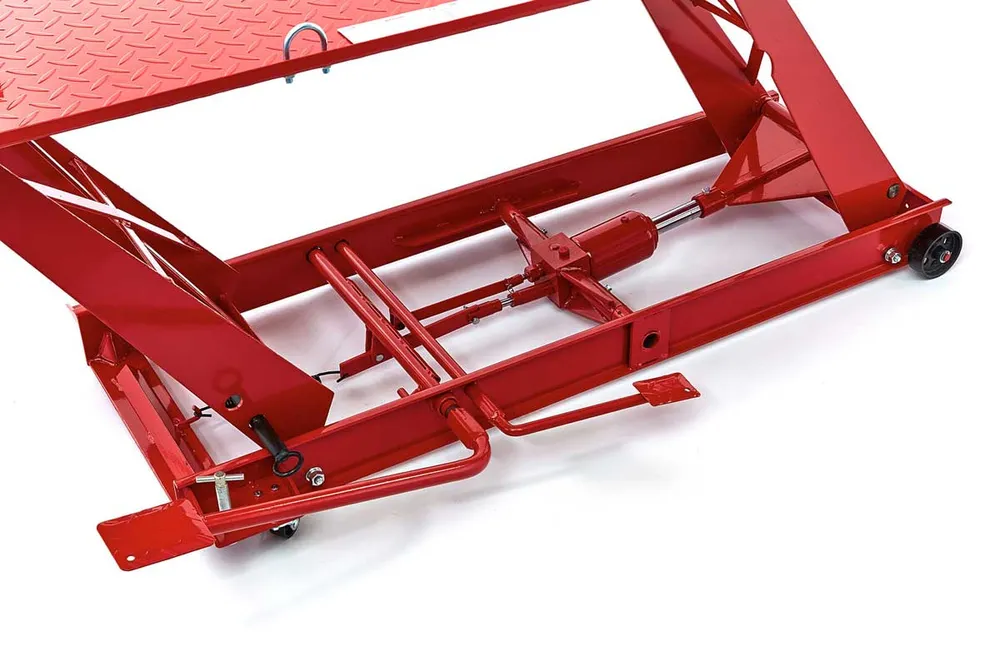 Hydraulický motocyklový zvedák 300, zvednutí až 450 kg, luxusní upínací háky, hmotnost 150 kg
