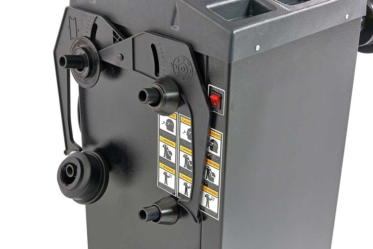 Profesionální vyvažovačka auto pneumatik 10" - 24", 105 kg