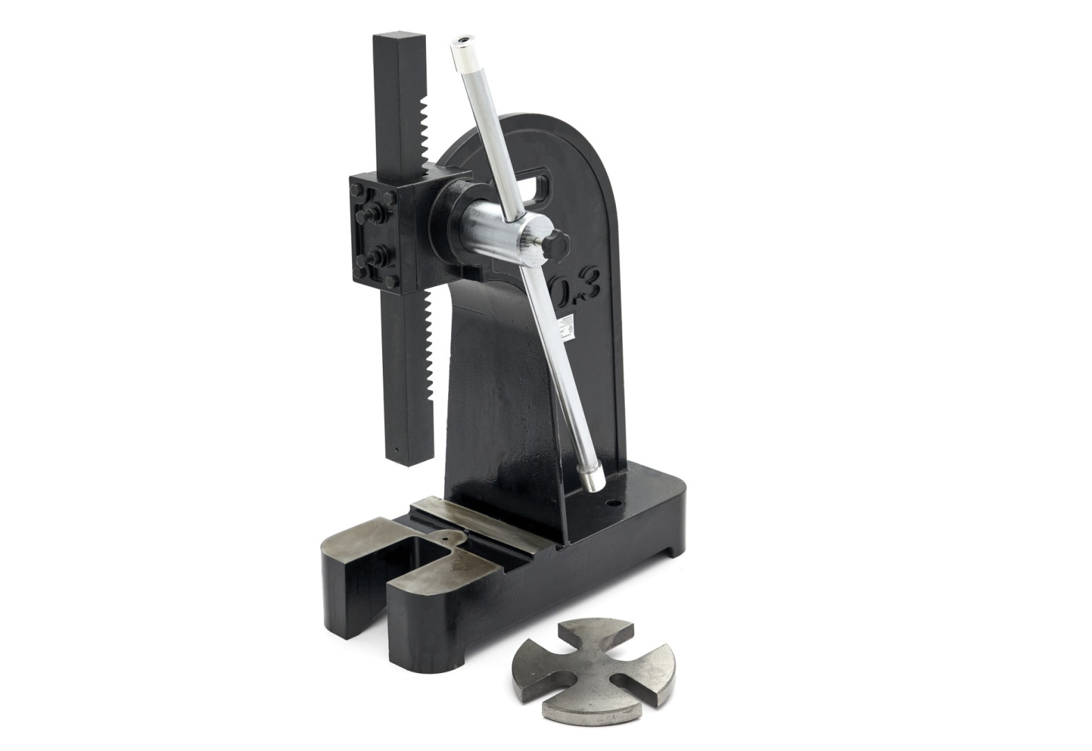 Robustní ruční hřebenový lis 3t, hmotnost 40 kg