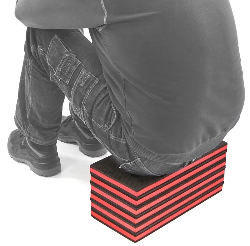 Dílenská montážní skládací pěnová podložka, lehátko pro mechaniky, sedák, chránič kolen 1200 x 420 x 30 mm