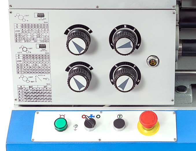 HBM 360 x 1000, profesionální hrotový soustruh na kov, vrtání osy vřetene 50 mm, 3 převodovky v oleji, 3-osé digitální odměřování s LCD, plně vybavený, motor 1.5 kW, 400 V, 650 kg