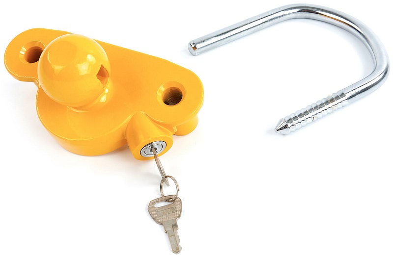 Zámek tažného zařízení přívěsu automobilu