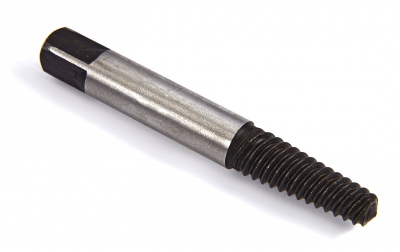 Sada na odstraňování, povolování poškozených stržených šroubů, matic a vytahovák závitových šteftů, 17 dílů