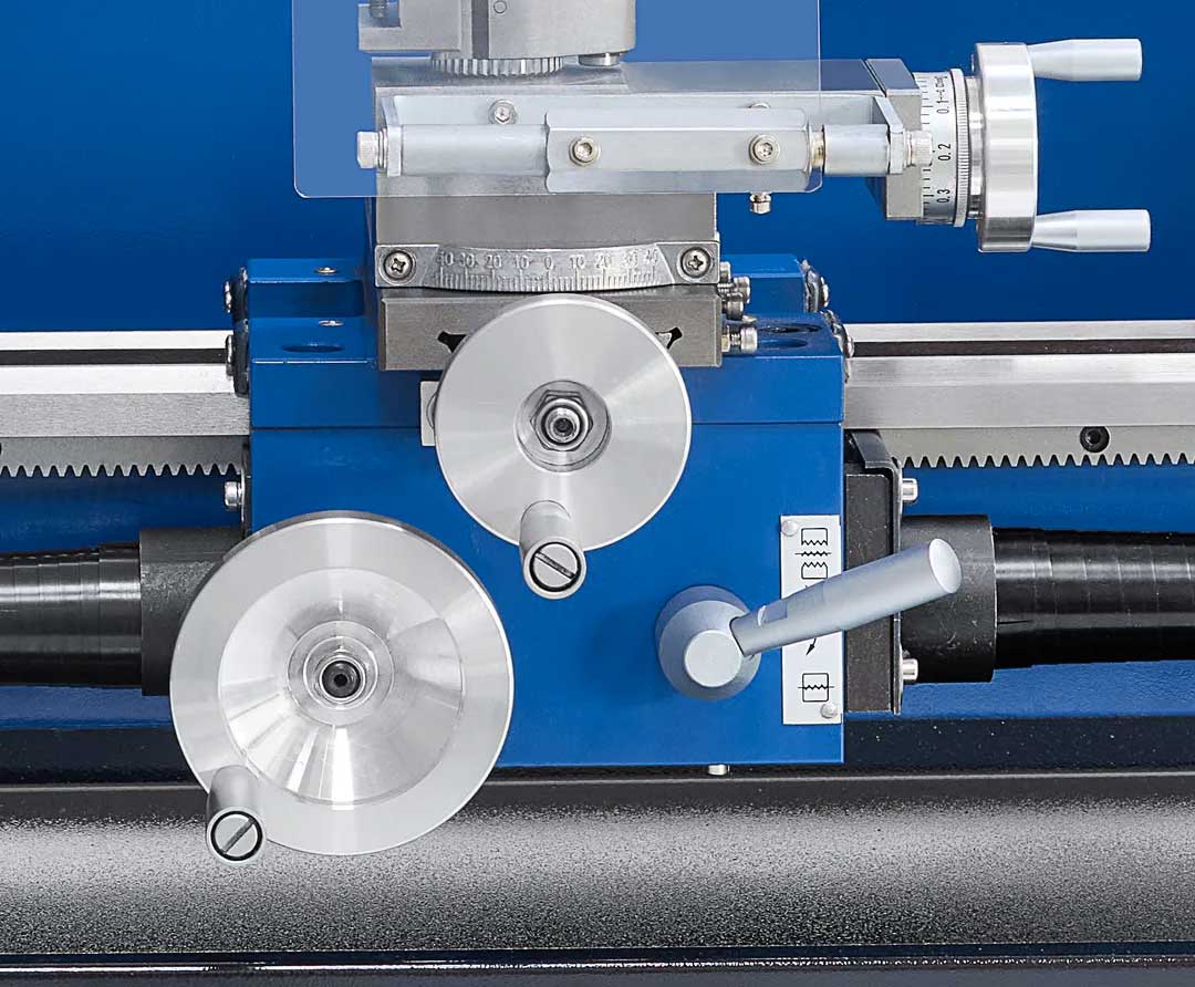 HBM 210 Vario, soustruh na kov s digitálním displejem, vario otáčkami a rychloupínačem A0 multifix, 80 kg