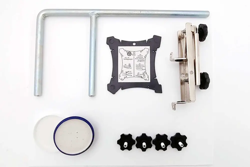 Universální bruska na nože a nástroje, 200 mm, variabilní otáčky, 8 kg