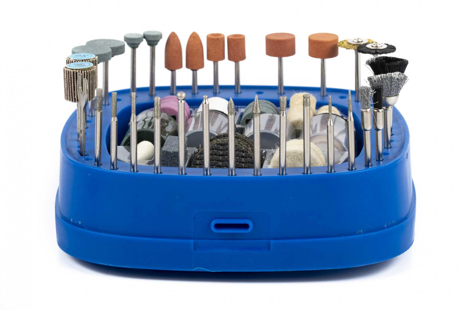 Sada brusných a leštících tělísek se stopkou 3 mm, 276 dílů