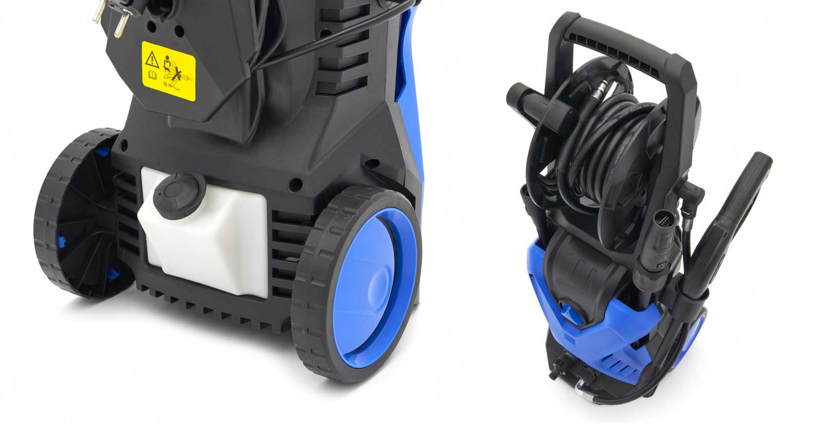 Vysokotlaký čistič 2200 W, 165 barů včetně čističe terasy, mycího kartáče a turbo trysky
