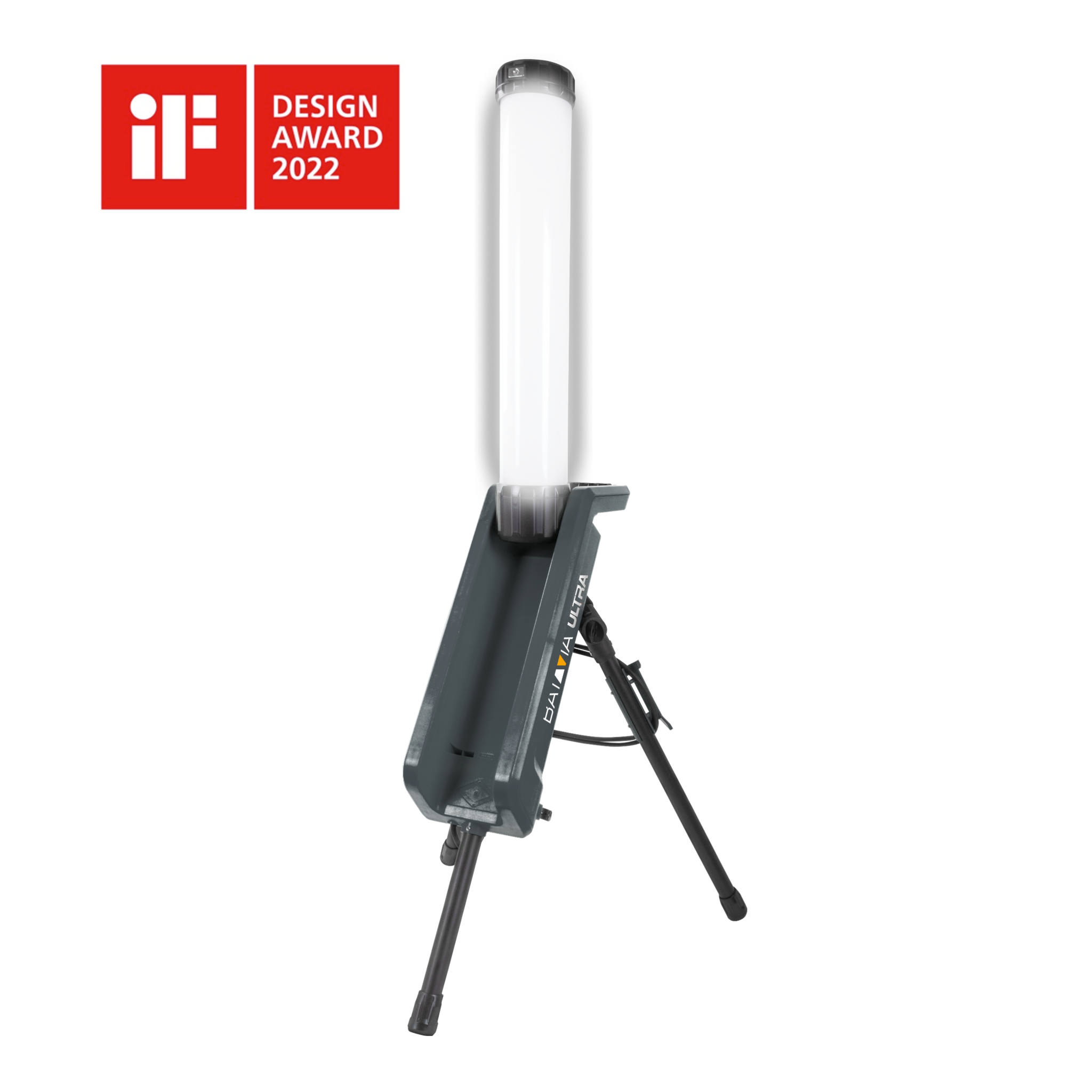 Aku bezdrátové LED hybridní 360º stavební a pracovní světlo, Li-Ion 18V/230V, LED 25W, 6500K, IP54, bez baterie a nabíječky, bateriová platforma MAXXPACK BATAVIA