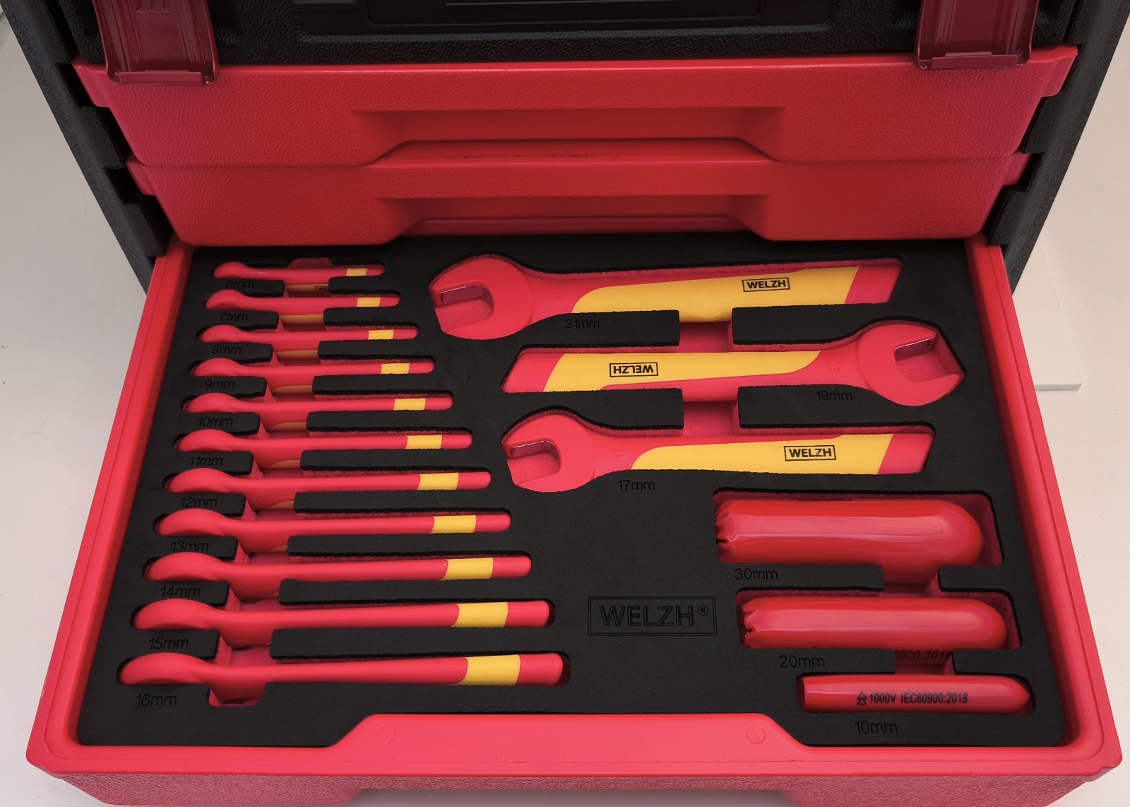 Komplexní sada nářadí VDE do 1000V, pro elektromobily a hybridy, Welzh
