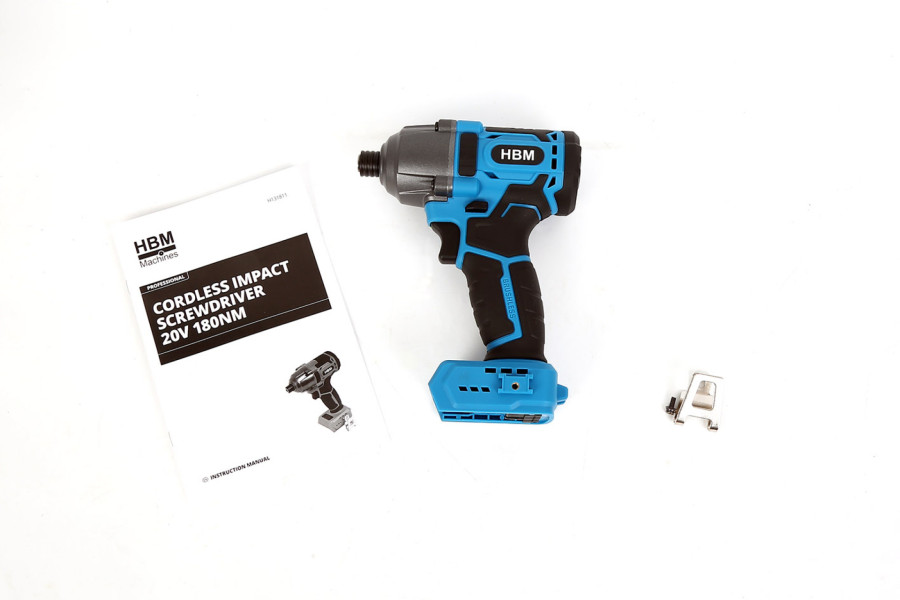 Aku rázový utahovák 1/4", 180 Nm, 20V, bateriová platforma Power20.5, bez baterie a nabíječky