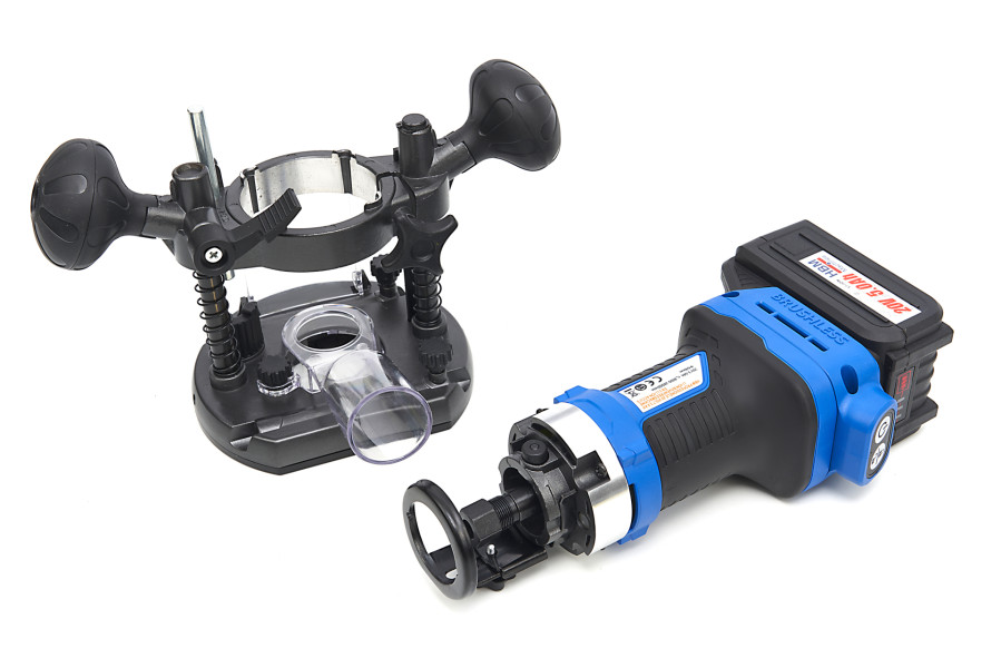 Aku frézka, 20V, 5Ah,  bateriová platforma Power20.5, včetně 2 baterií, nabíječky