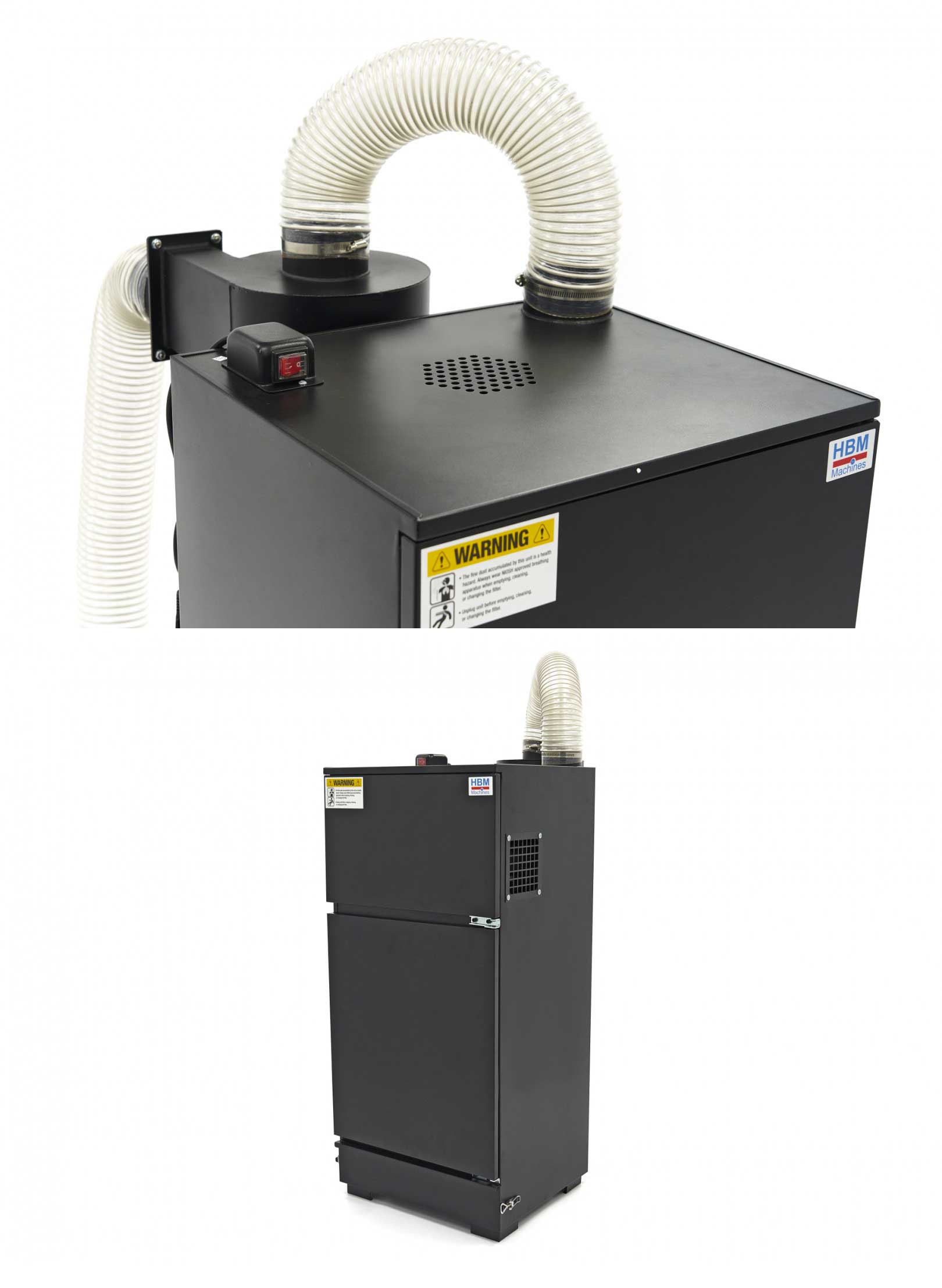 Průmyslová odsávácí jednotka pro tryskací kabinu (pískovací boxy)