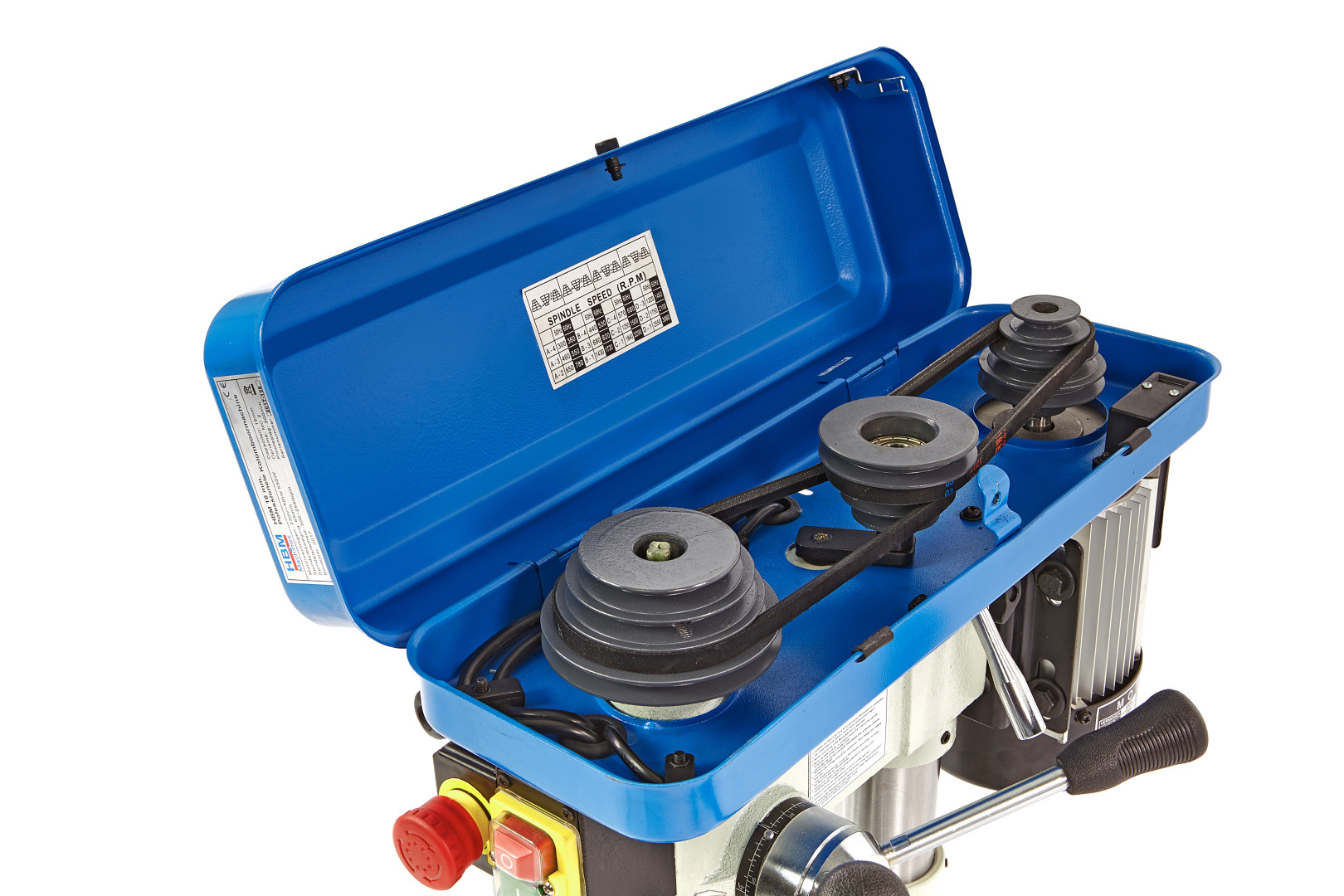 HBM 16 - stolní vrtačka na kov, MK2, 550 W, 36 kg