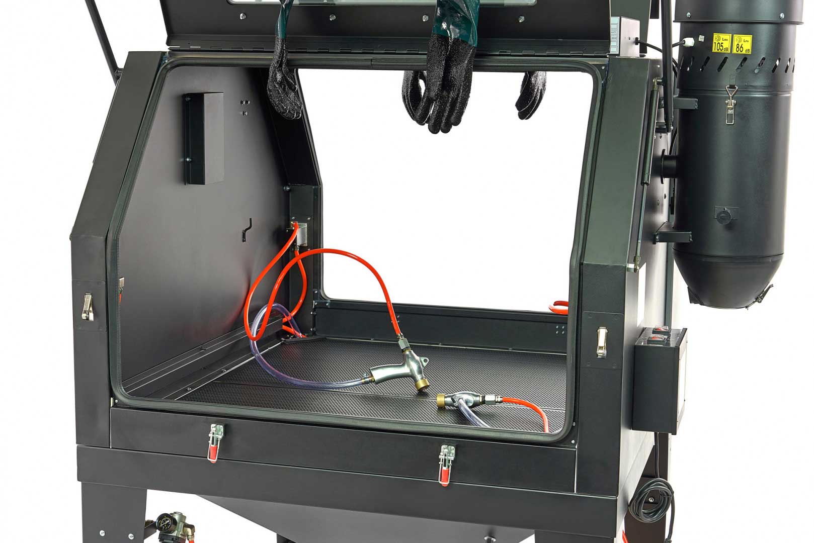 Profesionální pískovací box SBC 1200 s odsáváním - kabina pro tryskání (pískovačka)