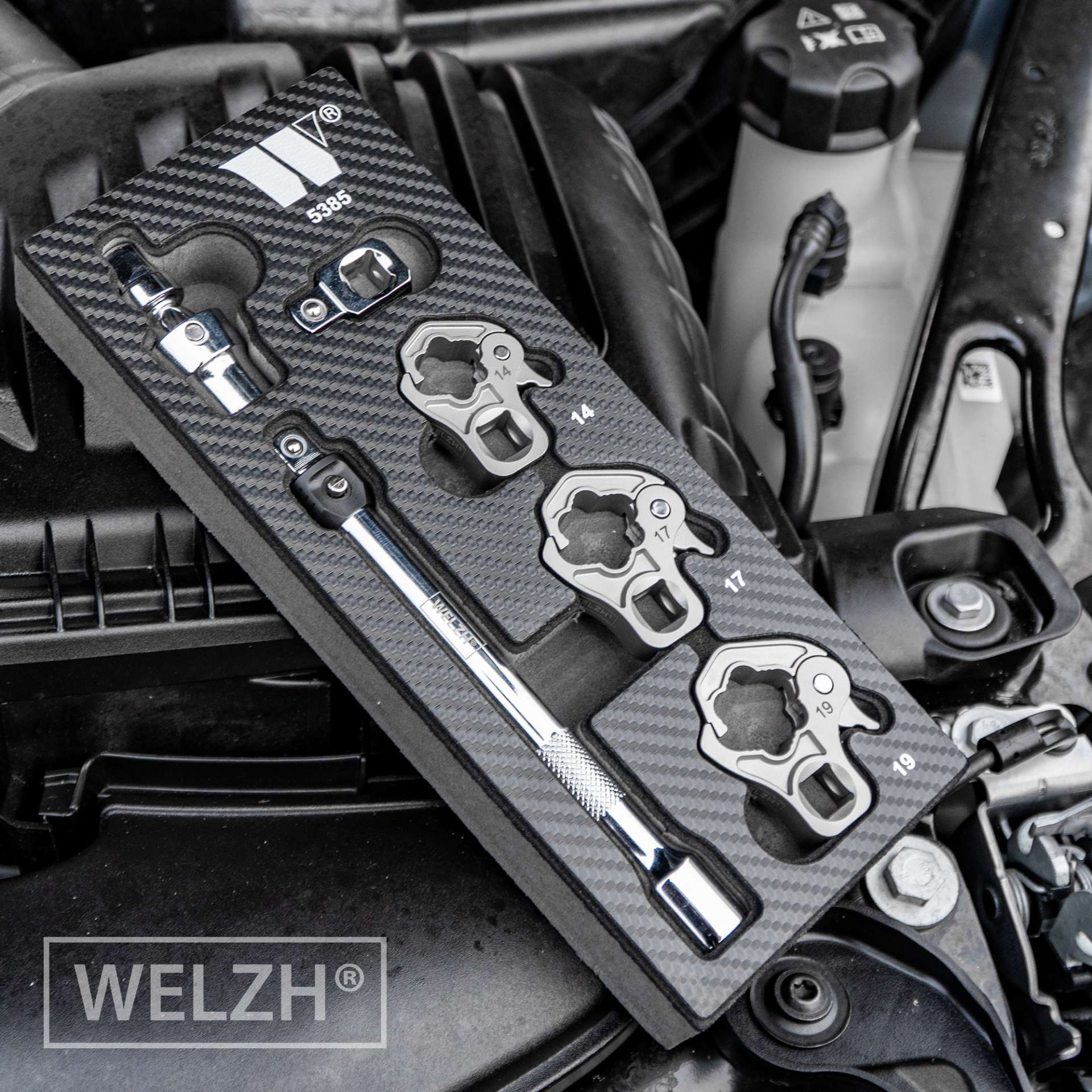 Sada klíčů na senzory, vstřikovače, sondy, hydrauliku, klimatizaci apod, 6 dílů, Welzh