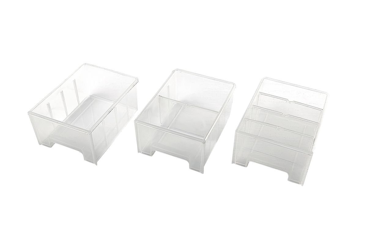 Plastový úložný box s 38 zásuvkami 52 x 37 x 16 cm