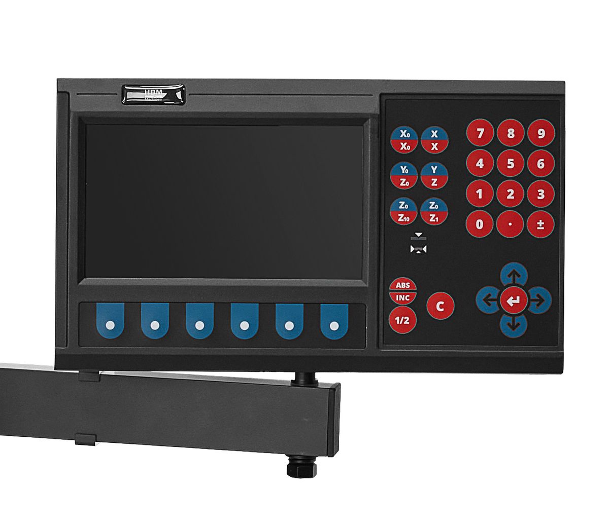 HBM BF 28 s DRO - frézka na kov, vario otáčky, 3-osé odměřování s LCD displejem, kužel MK3, 130 kg