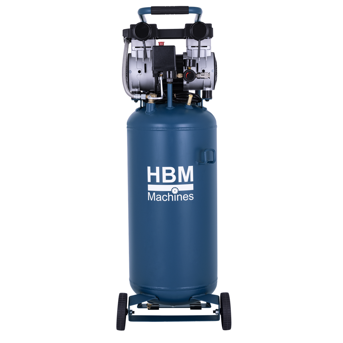 Tichý vertikální kompresor, 1HP, 50l, HBM