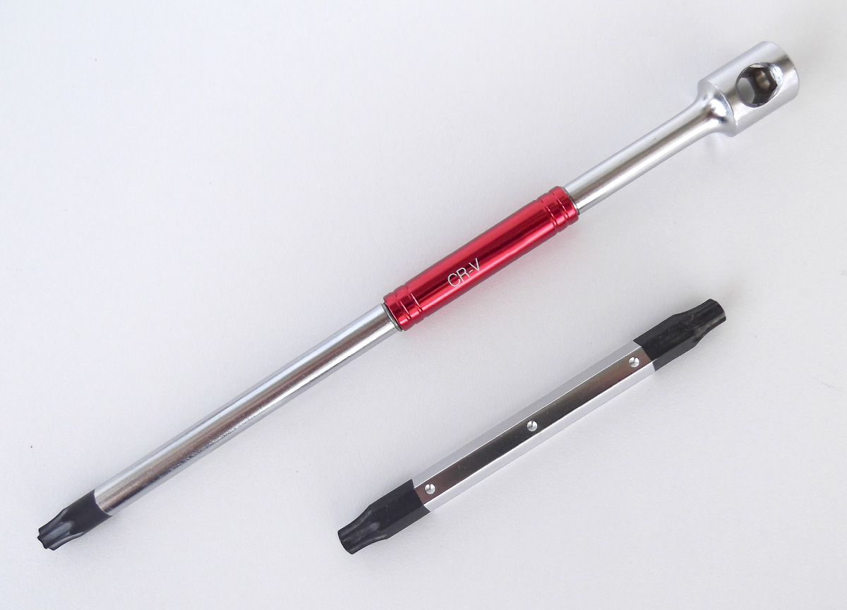 T-klíč Torx T45 zástrčný, 3 x profil, 210 mm, CrV, rychlošroubovací, Triumf