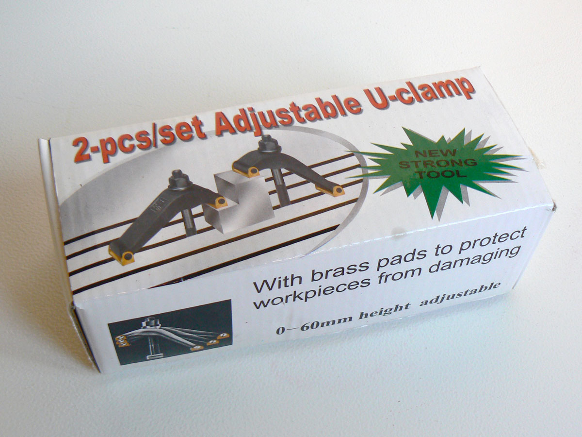 Litinové robustni upínky s výklopnými mosaznými ploškami - M12 - 10 dílů, Warco