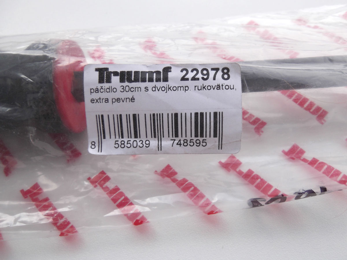 Páčidlo 300 mm se čtyřhranným dříkem a dvoukomp. rukojetí - extra pevné, Triumf