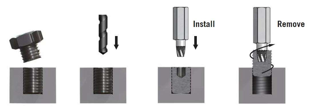 Speciálně tvarované bity Torx na vytahování zalomených šroubů, S2, sada 8 dílů, Welzh