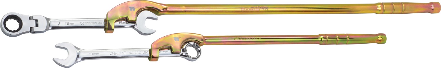 Univerzální přípravek na prodloužení klíčů XL, CrV, 610 mm, Welzh