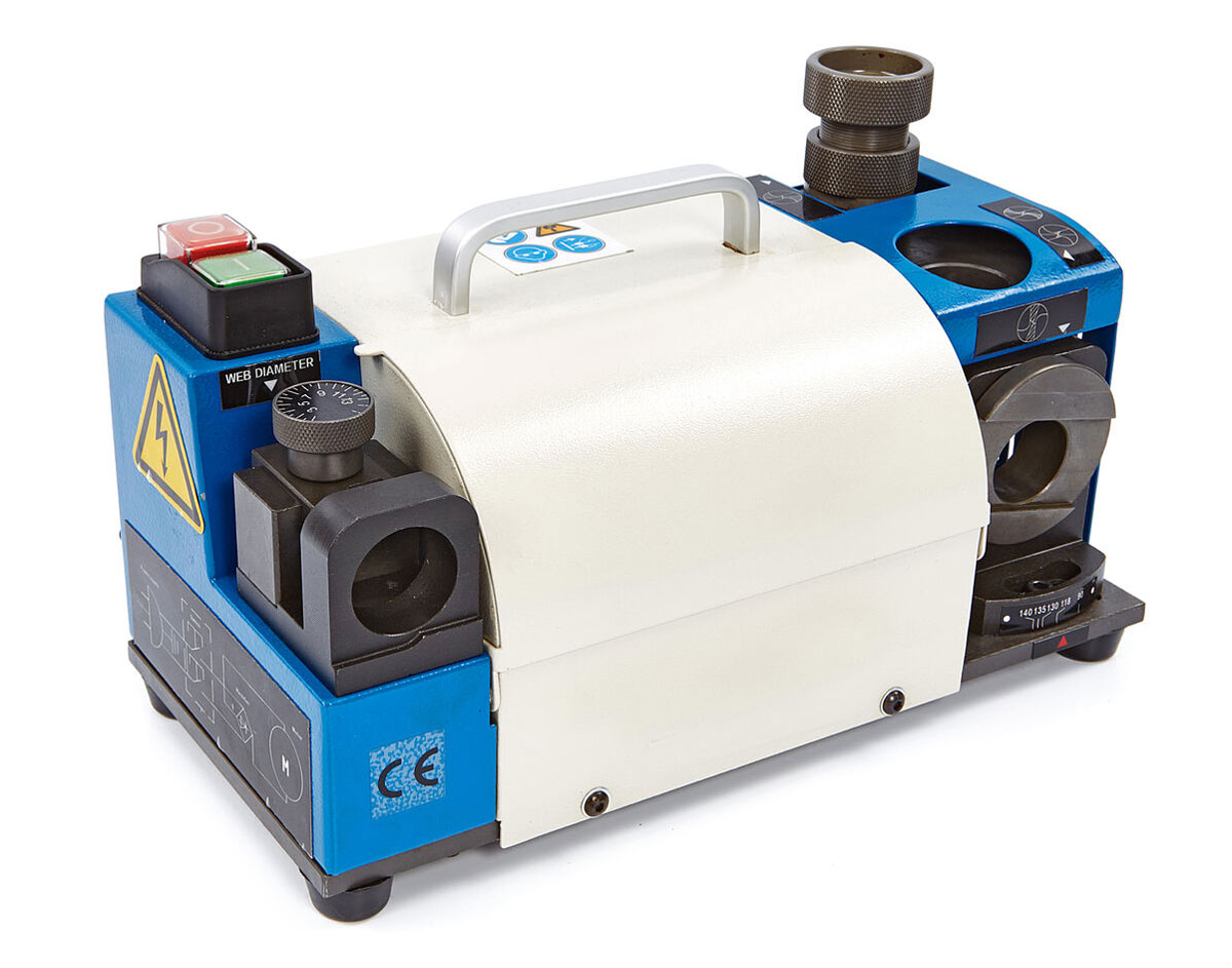 Profesionální bruska na vrtáky Model Deluxe 13, do průměru až 13 mm, se sadou kleštin ER 20, 10 kg