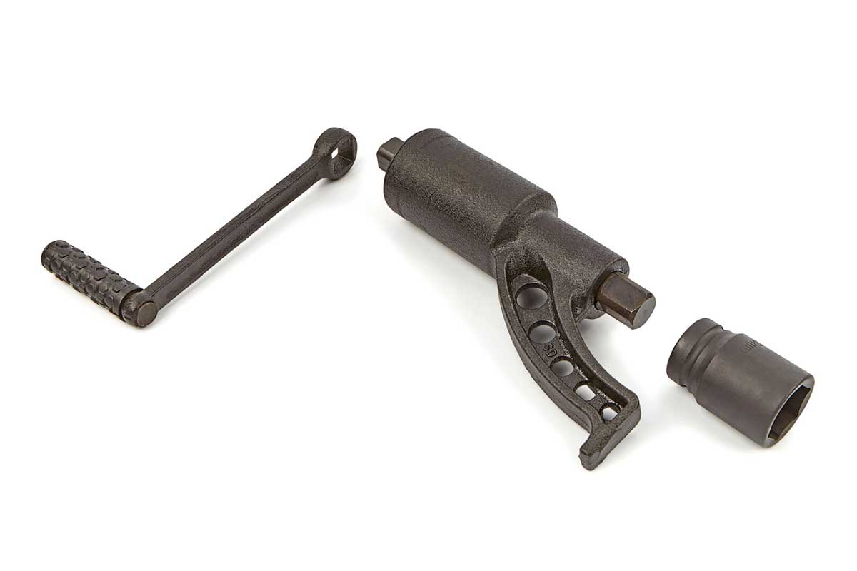 Násobič kroutícího momentu 1", 1:64, 5000 Nm, sada 11 dílů