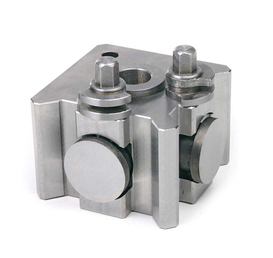 Rychloupínač nástrojů Dixon, model M, pro soustruhy, pro výšku obrábění 125 - 150 mm, kompletní sada - 4 držáky