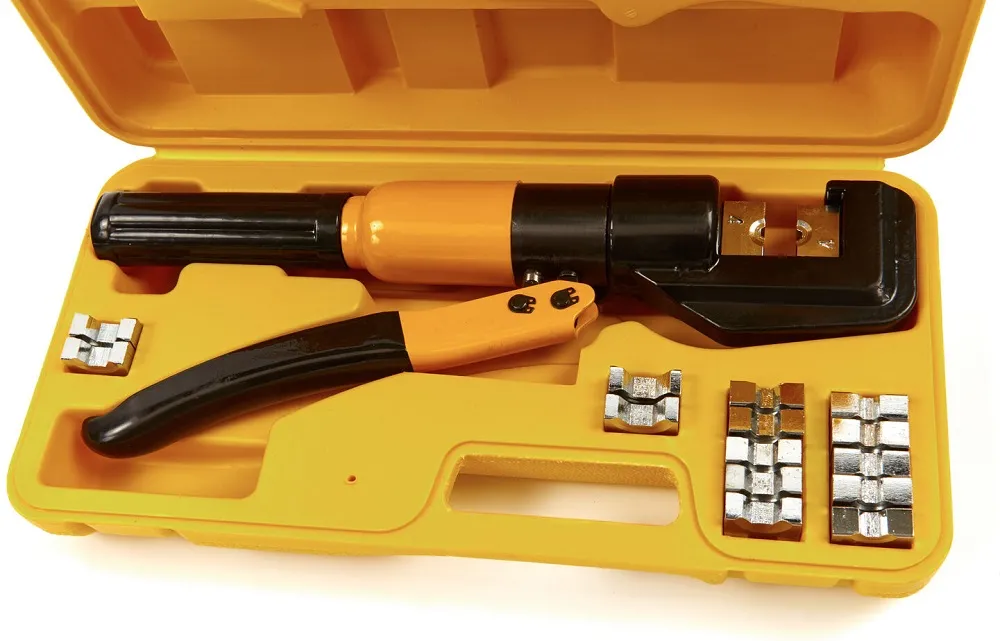 Pákové hydraulické lisovací - krimpovací kleště 6 tun , 4 - 70 mm2