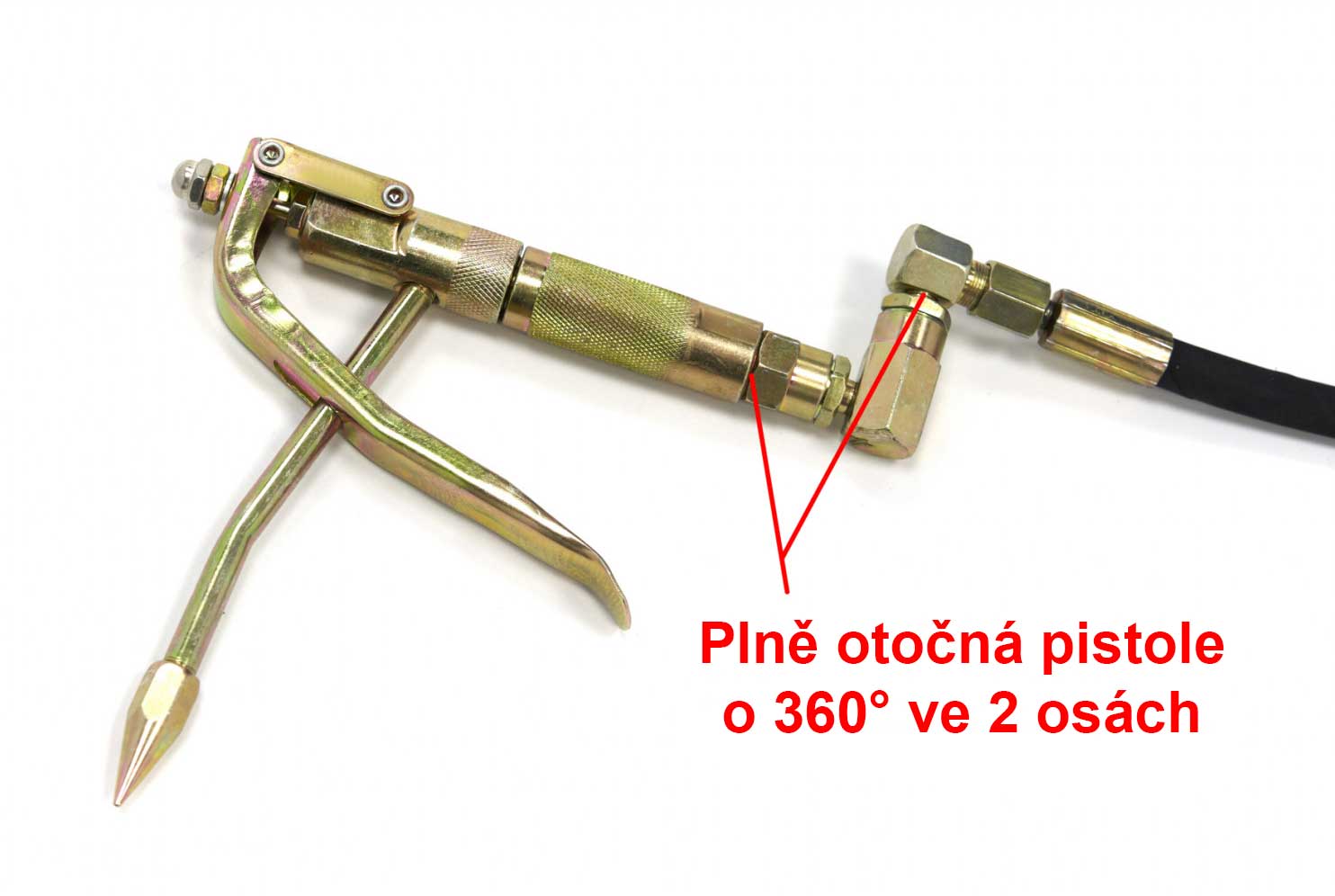 Mobilní vzduchová (pneumatická) maznice 20l, s tlakem 300 - 400 bar