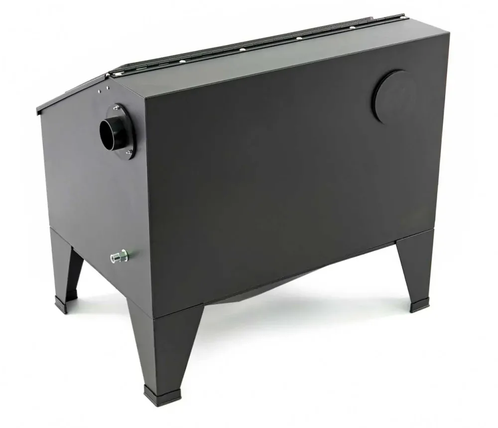 Profesionální pískovací box SBC 190 - kabina pro tryskání (pískovačka), čelní kryt s plynovými vzpěrami