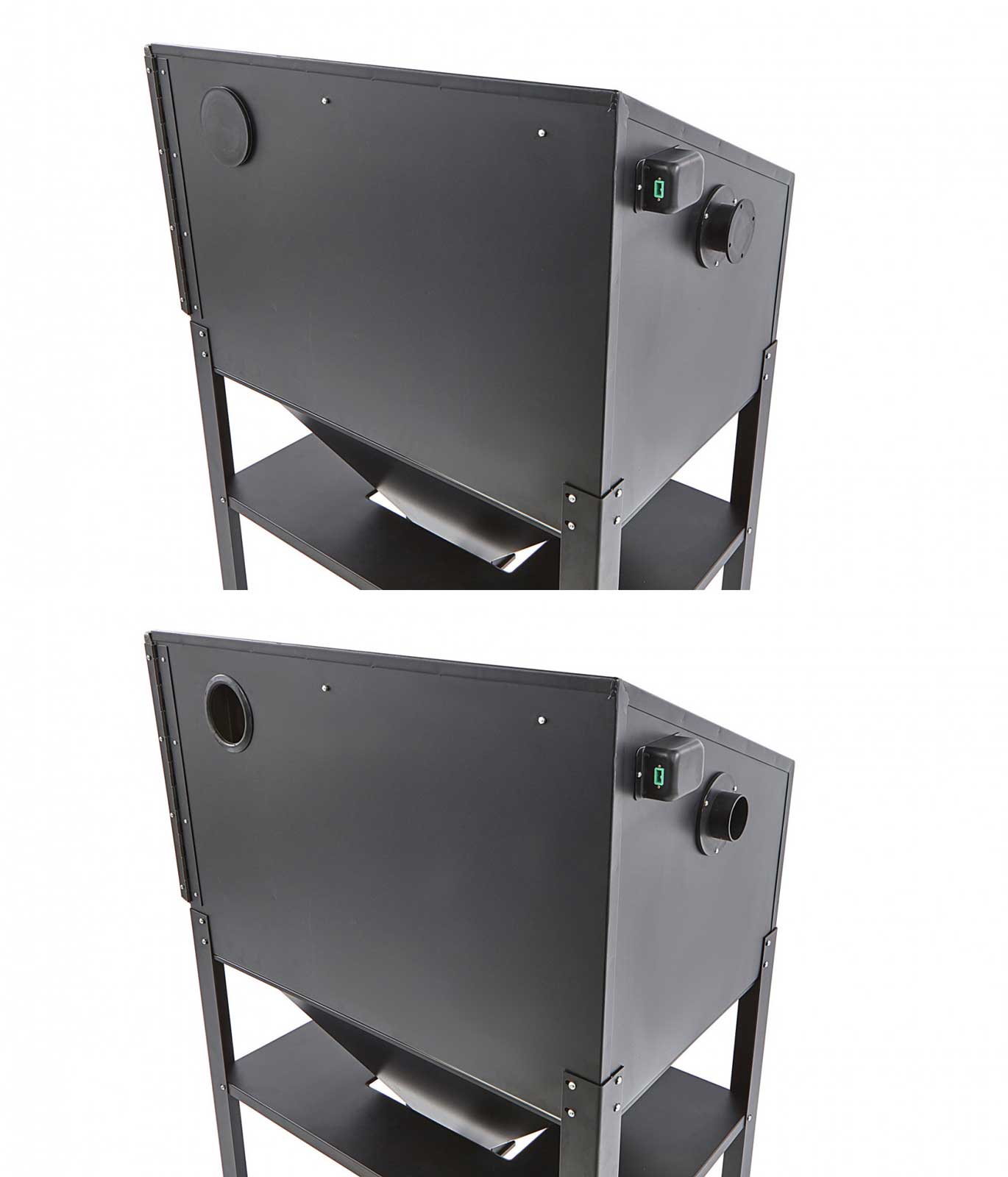 Pískovací box SBC 220 - kabina pro tryskání se spodním otvorem (pískovačka)