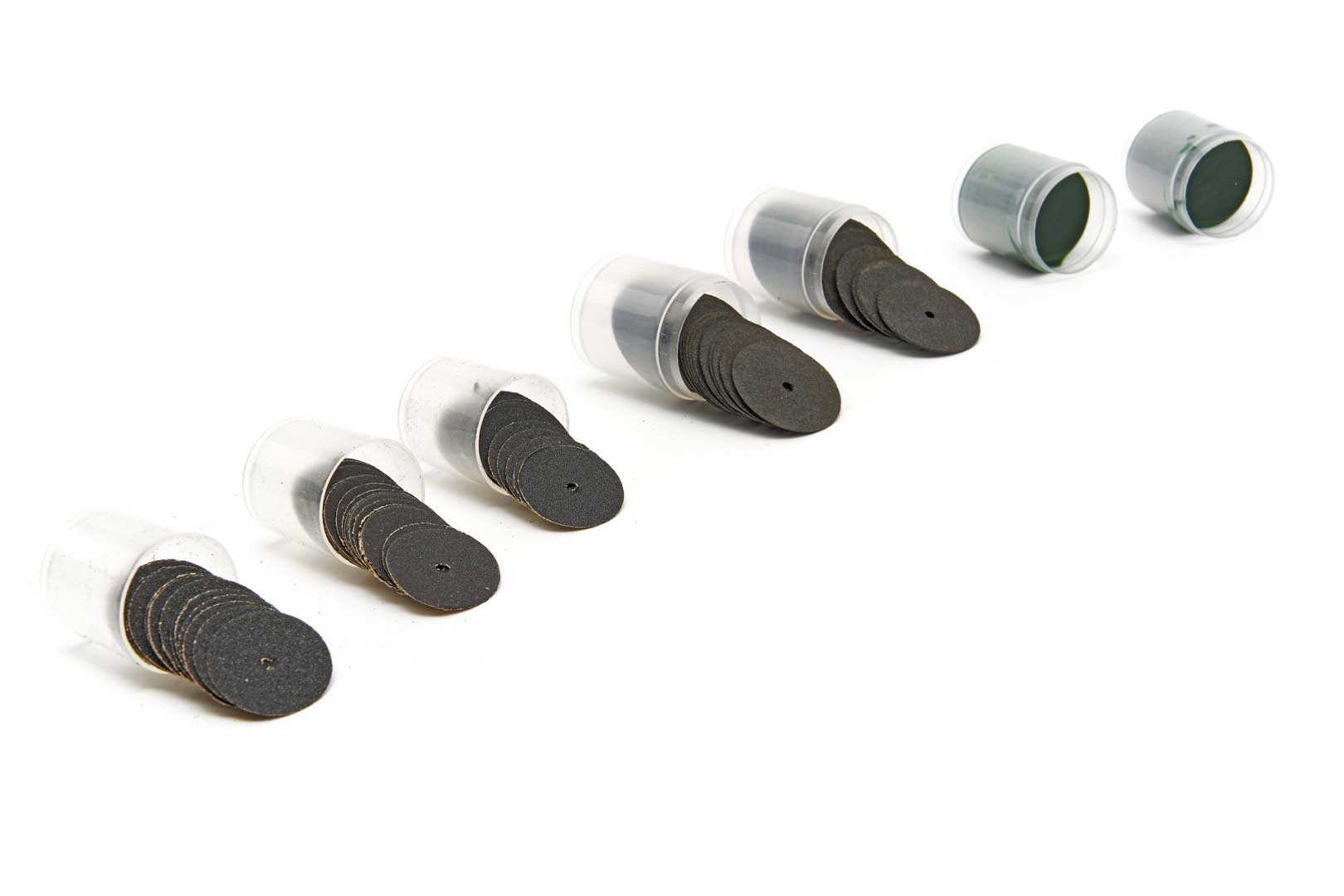 245 dílná sada brusných a leštících tělísek se stopkou 3 mm