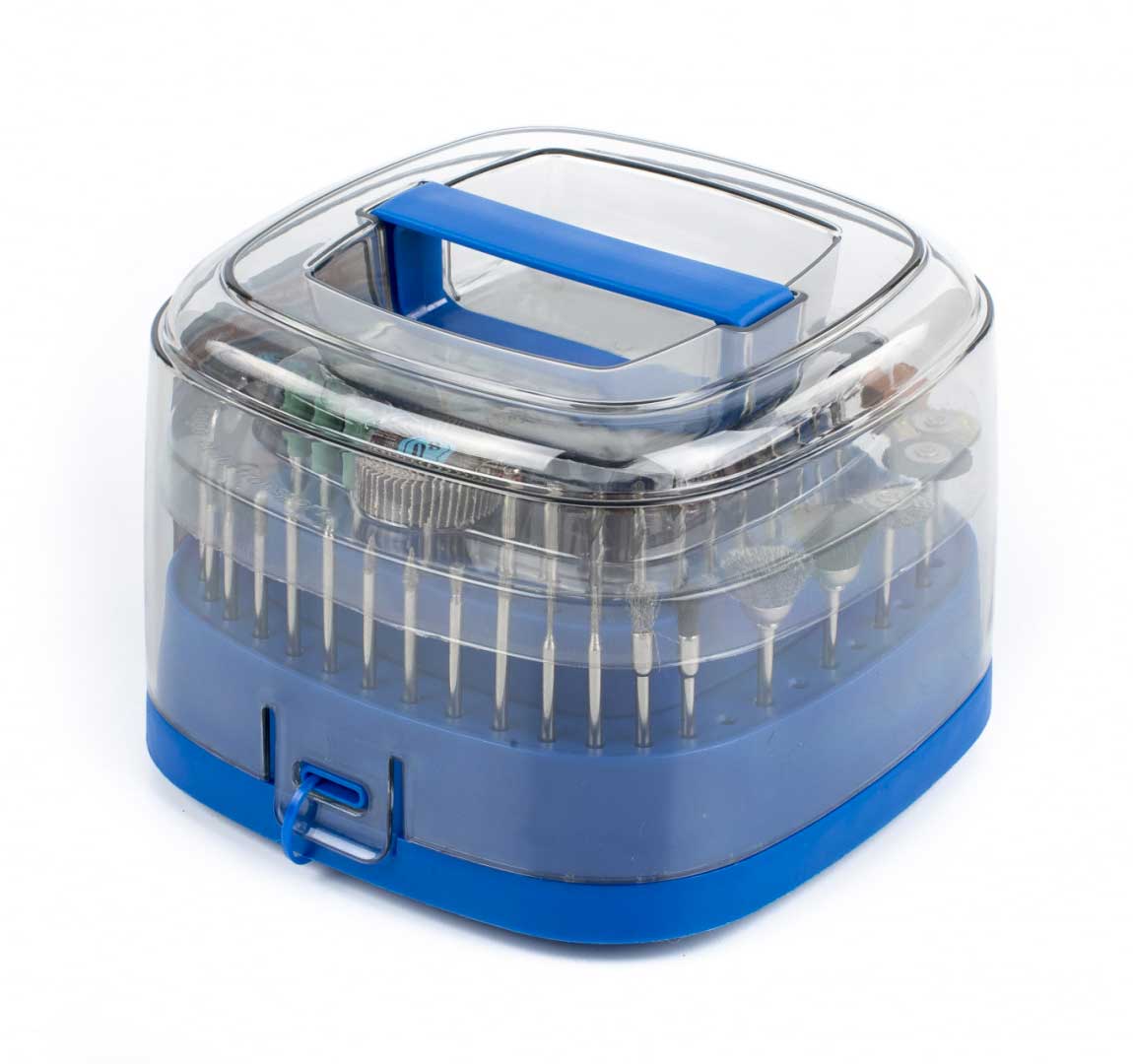 Sada brusných a leštících tělísek se stopkou 3 mm, 276 dílů