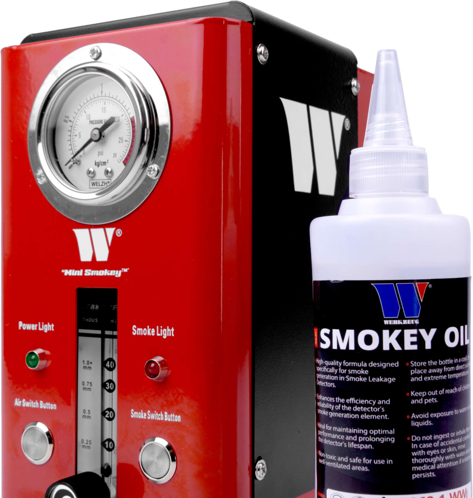 Detektor úniku kouře ,,Mini Smokey", 3.7 kg,  Welzh