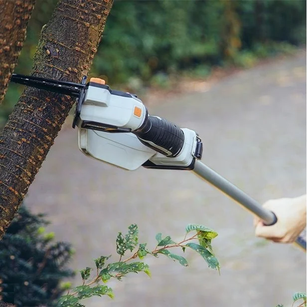 Prodlužovací řezací hřídel 124cm pro AKU elektrické bezdrátové řetězové pily, jednoruční pilky NEXXSAW V2 BATAVIA