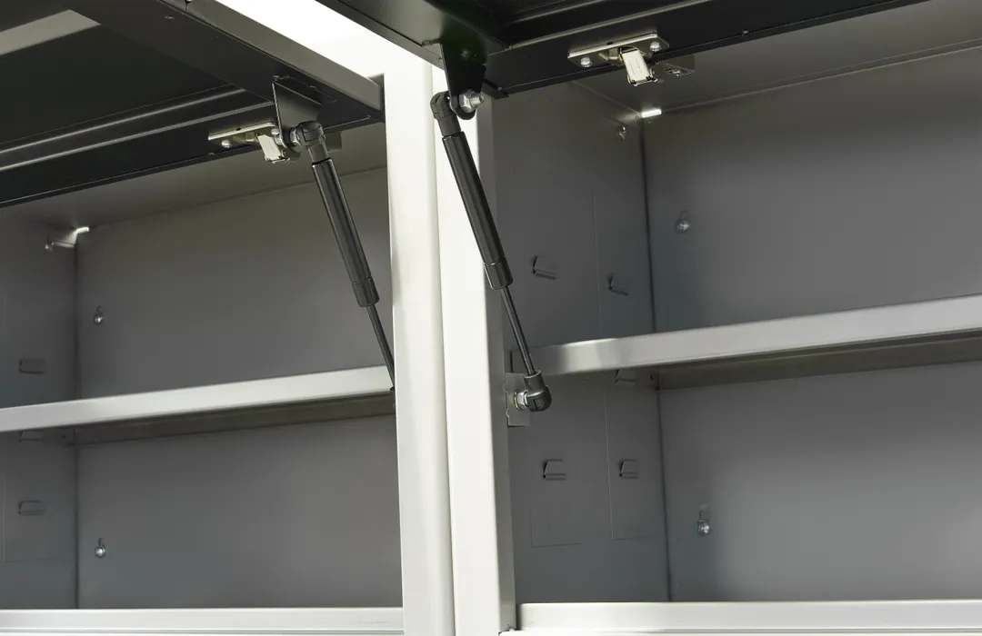 Profesionální luxusní modulární úložný systém pro dílnu, 16 dílů, černo-červený